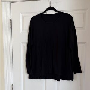 lululemon athletica Classic Black Long Sleeve Tee